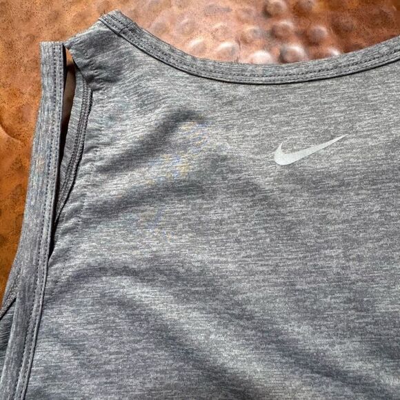 NWOT Nike Dri-fit Heather gray tank top 2XL - Picture 6 of 7